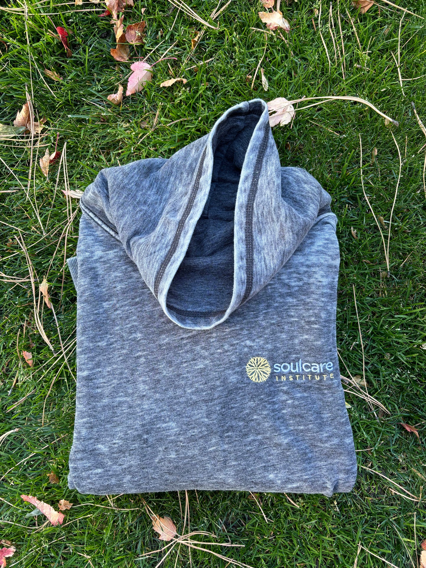 Fleece Cowl Neck Sweatshirt (Charcoal)