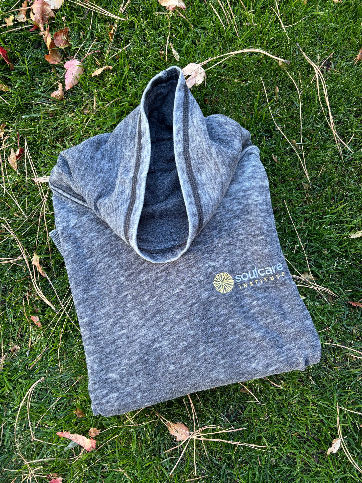 Fleece Cowl Neck Sweatshirt (Charcoal)