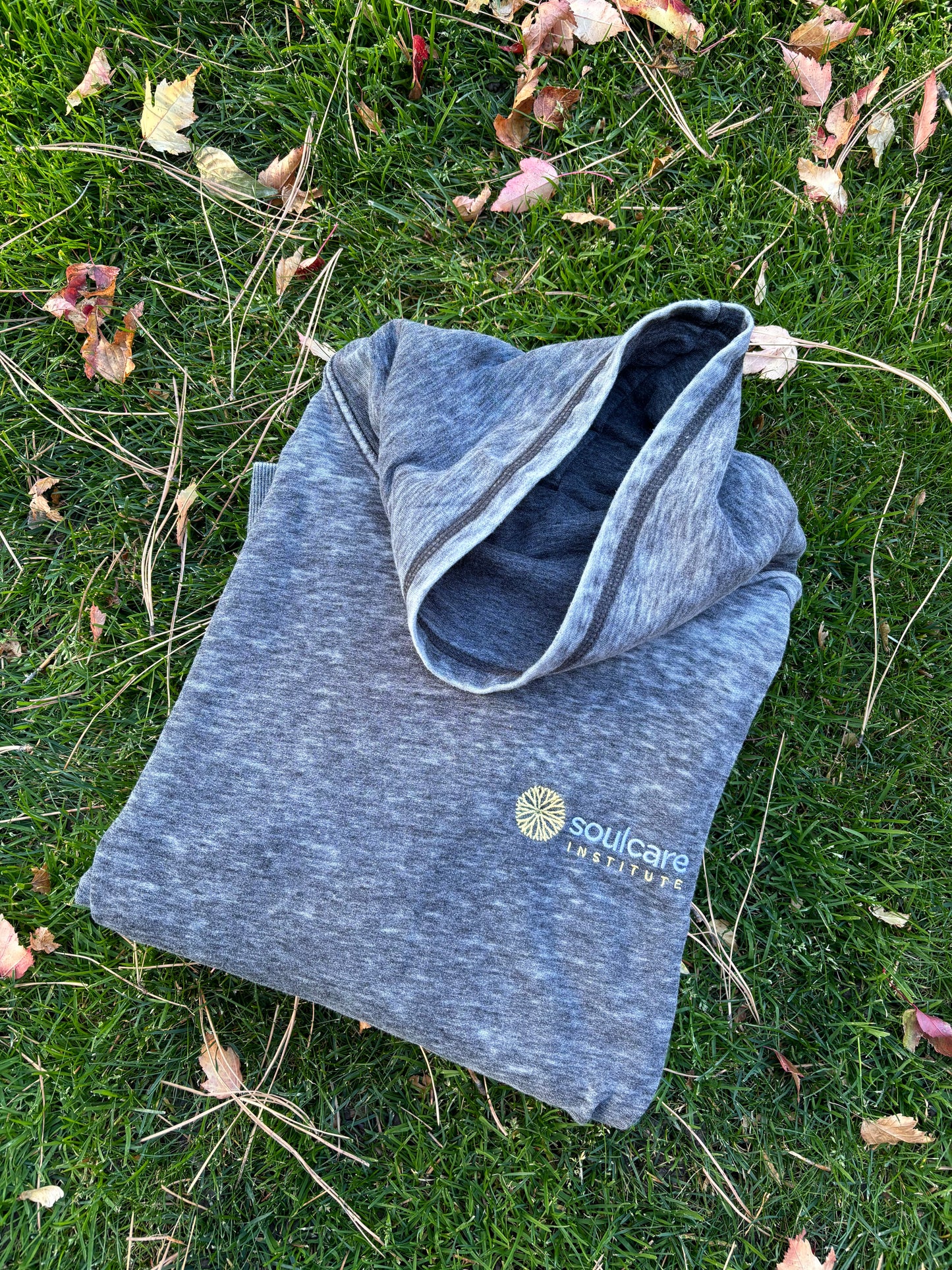 Fleece Cowl Neck Sweatshirt (Charcoal)