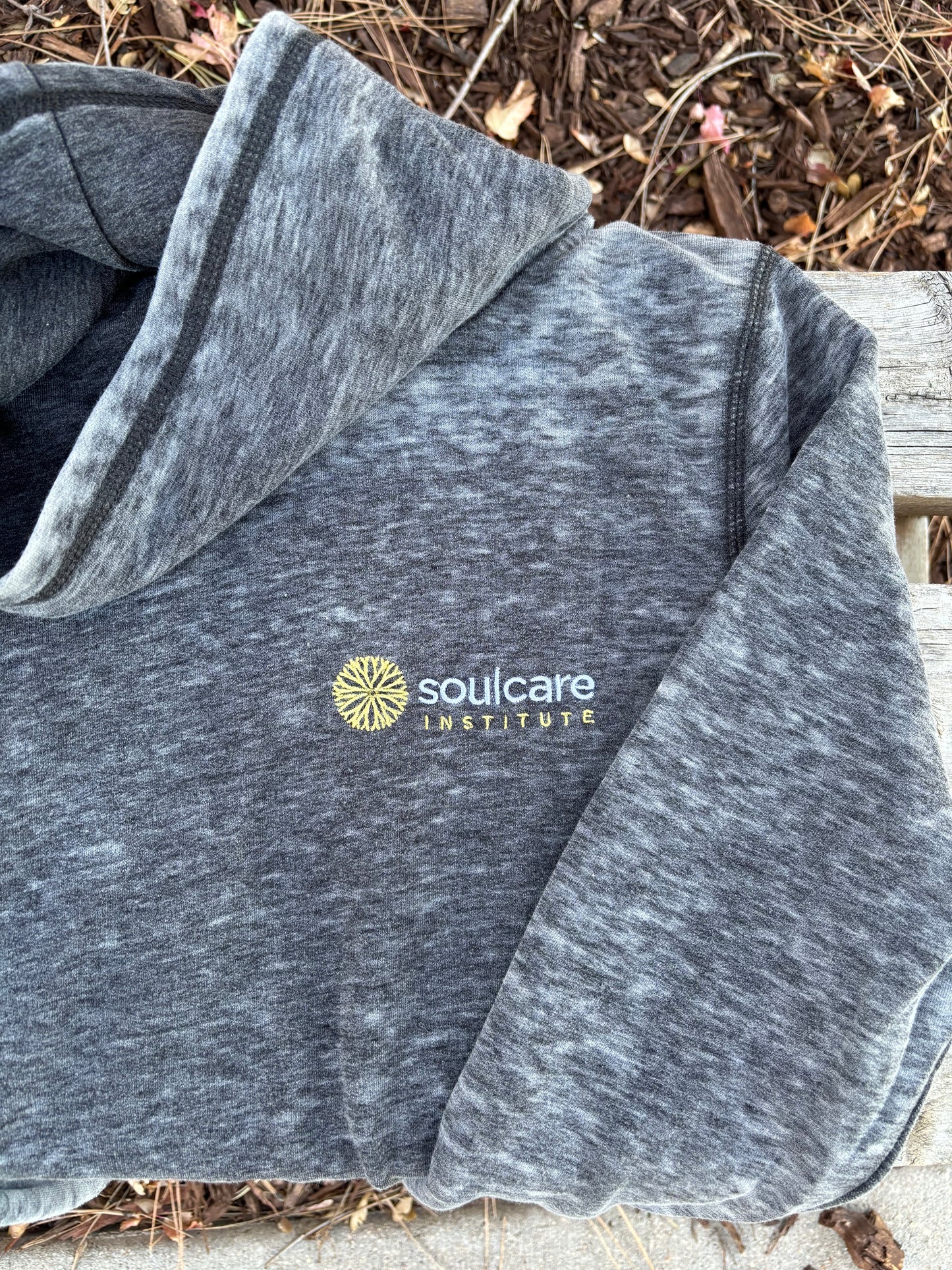 Fleece Cowl Neck Sweatshirt (Charcoal)