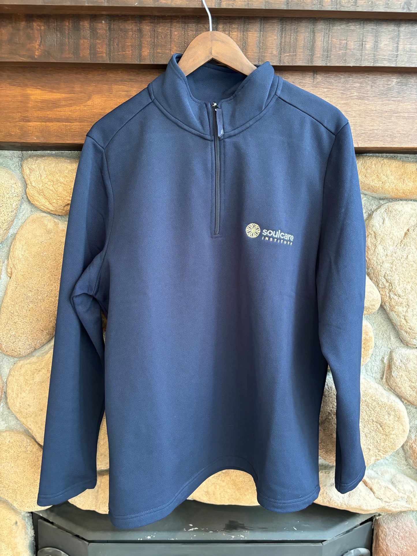 Moisture-Wicking 1/4 Zip Pullover (Navy)