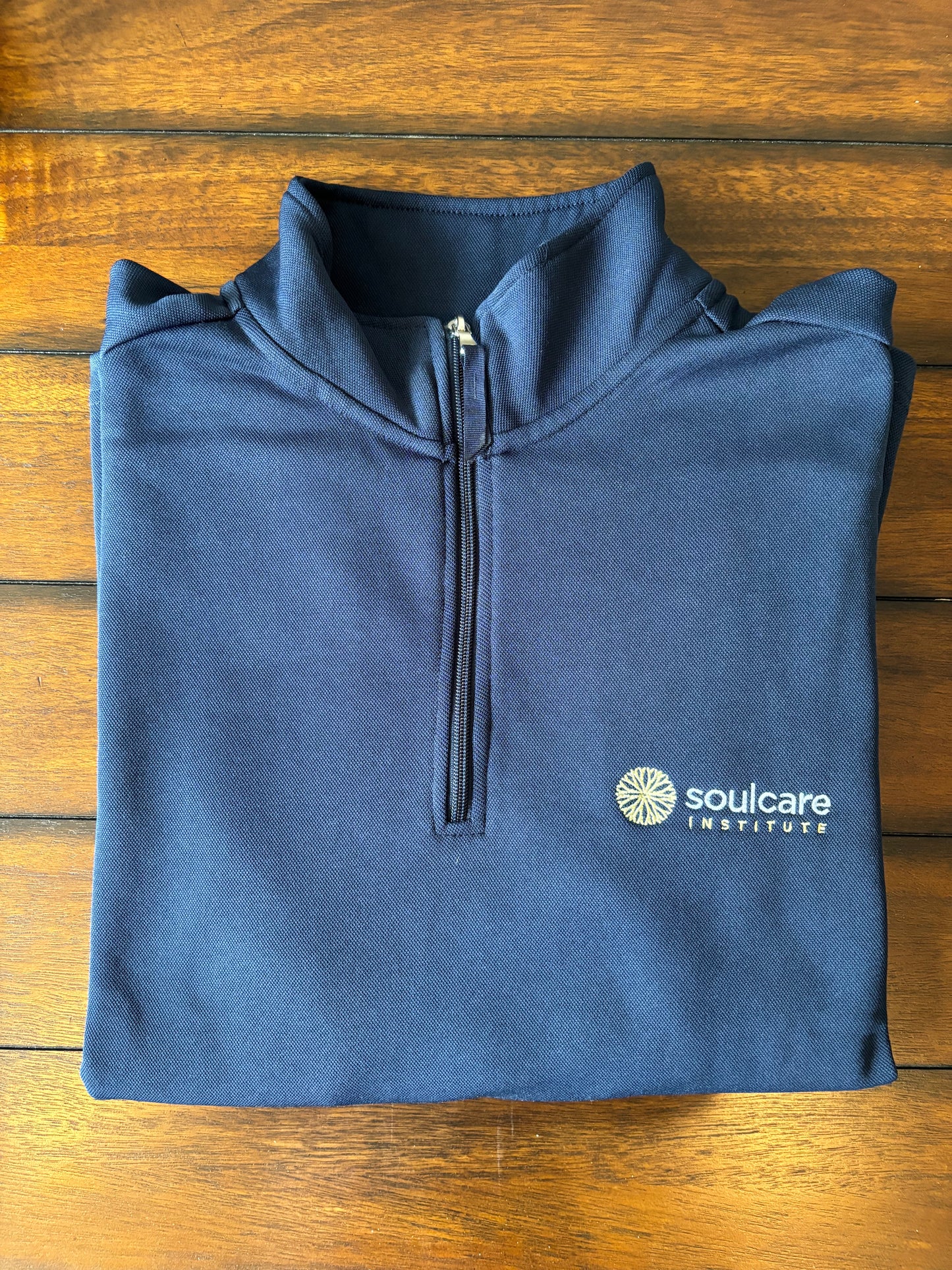 Moisture-Wicking 1/4 Zip Pullover (Navy)
