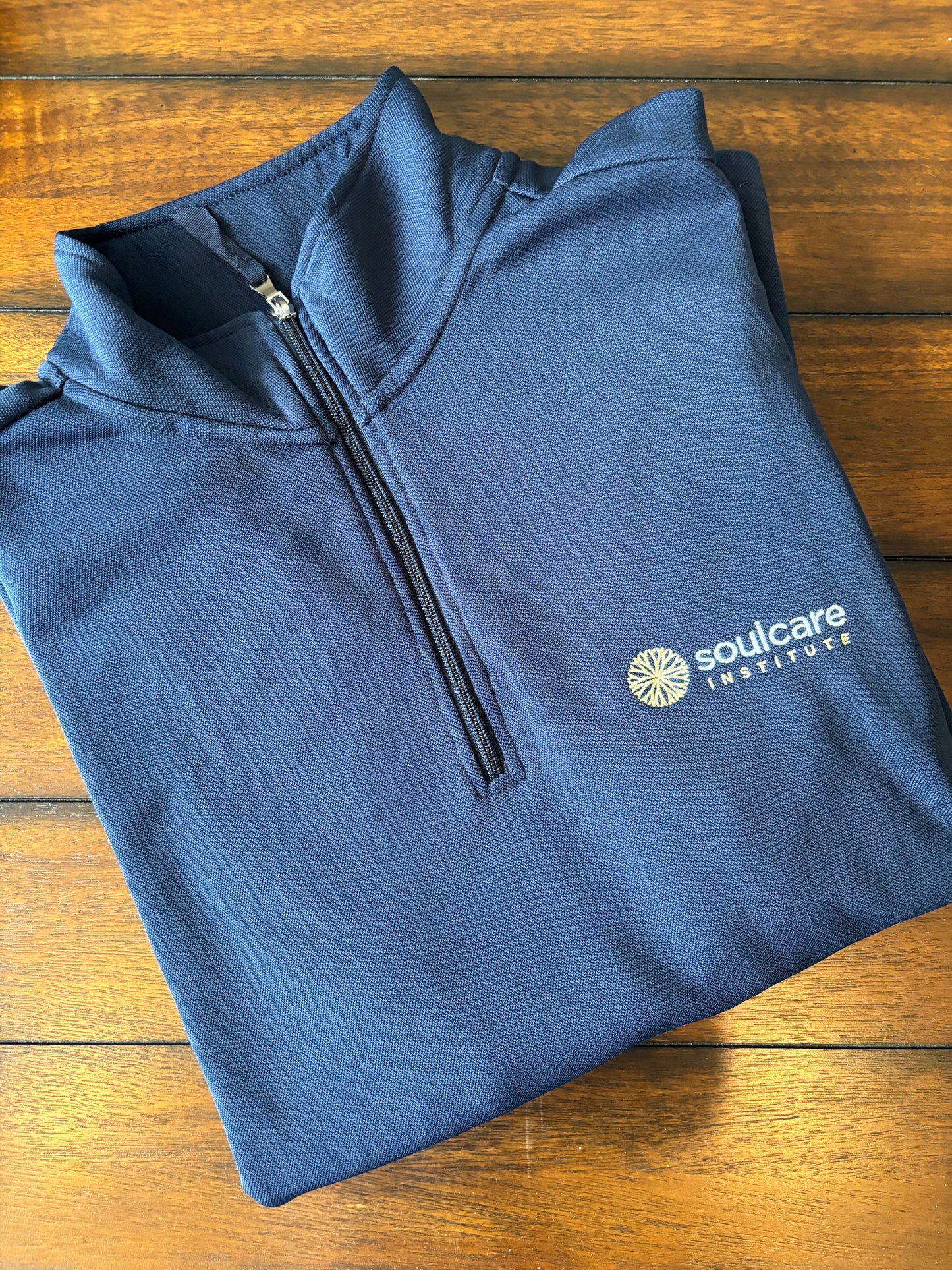 Moisture-Wicking 1/4 Zip Pullover (Navy)